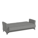 Καναπές Κρεβάτι Τριθέσιος ArteLibre JAVIER 3S Γκρι 206x82x88cm