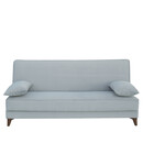Καναπές Κρεβάτι Τριθέσιος ArteLibre LEO Ανοιχτό Γκρι 195x82x90cm