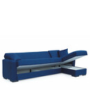 Καναπές Κρεβάτι Γωνιακός ArteLibre JOSE Μπλε 270x165x84cm