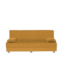 Καναπές Κρεβάτι Τριθέσιος ArteLibre LAURA Μουσταρδί 190x75x80cm