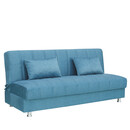 Καναπές Κρεβάτι Τριθέσιος ArteLibre LAURA Πετρόλ 190x75x80cm