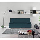 Καναπές Κρεβάτι Τριθέσιος ArteLibre LAURA Μπλε 190x75x80cm