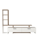 Έπιπλο Τηλεόρασης ArteLibre ELASA Λευκό/Cordoba Μοριοσανίδα/Μελαμίνη 168x31x120cm