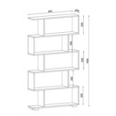 Βιβλιοθήκη ArteLibre MONTONI Cordoba Μοριοσανίδα/Μελαμίνη 90x20x160cm