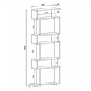 Βιβλιοθήκη ArteLibre OSMOND Cordoba Μοριοσανίδα/Μελαμίνη 60x20x157cm
