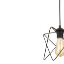 Φωτιστικό Κρεμαστό ArteLibre HAN Μαύρο Μέταλλο 17x80cm