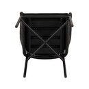 Πολυθρόνα Κήπου ArteLibre KAGERA Μαύρο Αλουμίνιο/Rattan 45x42x84cm