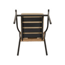 Πολυθρόνα Κήπου ArteLibre MANDRAKA Μαύρο/Φυσικό Αλουμίνιο/Rattan 57x61x78cm