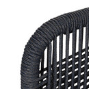 Πολυθρόνα Κήπου ArteLibre LISBON Mπλε/Μπαμπού Αλουμίνιο/Ύφασμα 57x58x77cm