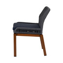 Καρέκλα Κήπου ArteLibre LISBON Μπλε/Μπαμπού Αλουμίνιο/Ύφασμα 50x58x77cm