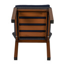 Καρέκλα Κήπου ArteLibre LISBON Μπλε/Μπαμπού Αλουμίνιο/Ύφασμα 50x58x77cm