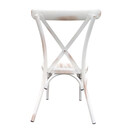 Καρέκλα Κήπου ArteLibre CHAD Λευκό Αντικέ Αλουμίνιο 44x52x87cm