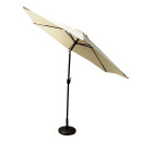 Ομπρέλα Κήπου ArteLibre GRACIOSA Μπεζ/Μαύρο Αλουμίνιο/Ύφασμα Φ3x2.55m