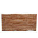 Τραπέζι Τραπεζαρίας ArteLibre AOSA Honey Maple/Μαύρο MDF/Μέταλλο 180x90x76cm