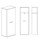 Ντουλάπα ArteLibre INGVILD Φυσικό Μοριοσανίδα 60x40x180cm