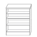 Παπουτσοθήκη ArteLibre HANNAH Μαύρο Μοριοσανίδα/Μελαμίνη 60x33x80cm