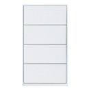 Παπουτσοθήκη ArteLibre DORIT Λευκό Μοριοσανίδα/Μελαμίνη 73x24x148cm