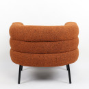 Πολυθρόνα ArteLibre CEREN Πορτοκαλί Ύφασμα/Μέταλλο/Ξύλο 87x80x70cm
