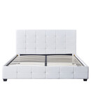 Κρεβάτι ArteLibre ABELIA Λευκό PU (Στρώμα 160x200cm)