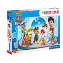 Clementoni Παιδικό Παζλ Maxi Super Color Paw Patrol 24 τμχ