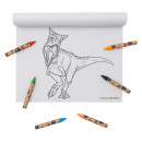 AS Σετ Ζωγραφικής Διάφανη Τσάντα Jurassic World Για 3+ Χρονών