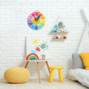 AS Magnet Box Ρολόι 12 Εκπαιδευτικοί Ξύλινοι Μαγνήτες Για 3+ Χρονών