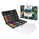 AS Κασετίνα Ζωγραφικής Ξύλινη Deluxe Δεινόσαυρος Με 100 Αξεσουάρ Για 3+ Χρονών (Αγγλική Συσκευασία)