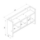 Ράφι Τοίχου ArteLibre DRAPER Φυσικό Μοριοσανίδα/Μελαμίνη 64x14x35cm