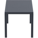 ARES ΤΡΑΠΕΖΙ 140Χ80Χ75εκ. DARK GREY ΠΟΛ/ΝΙΟΥ