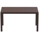 ARES ΤΡΑΠΕΖΙ 140Χ80Χ75εκ. BROWN ΠΟΛ/ΝΙΟΥ