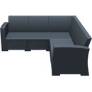 MONACO DARK GREY ΓΩΝΙΑ 207Χ207Χ79εκ. ΠΟΛ/ΝΙΟΥ