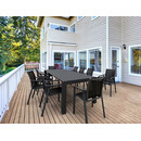 Σετ Τραπεζαρίας 11τμχ Vegas Pacific Dark Grey 100X260/300Χ75εκ. Σετ Τραπεζαρίας 11τμχ Vegas Pacific Dark Grey 100X260/300Χ75εκ.