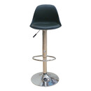 Σκαμπό Μπάρ 2τμχ Bar92 Black Pu/Pp 37x33x110εκ.