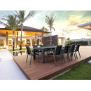 Σετ Τραπεζαρίας 11τμχ Vegas Pacific Dark Grey 100X260/300Χ75εκ. Σετ Τραπεζαρίας 11τμχ Vegas Pacific Dark Grey 100X260/300Χ75εκ.