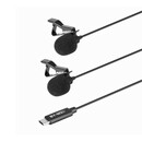 BOYA BY-M3D Dual Mic Lavalier microphone for USB TYPE-C devices