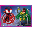 Clementoni Παιδικό Παζλ 4 in 1 Super Color Marvel Spidey Και Οι Απίθανοι Φίλοι Του 12-16-20-24 τμχ