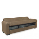 Καναπές Κρεβάτι Τριθέσιος ArteLibre HOMER Μπεζ 226x78x78cm