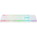 Razer DEATHSTALKER V2 PRO White – Wireless – Low Profile  – Clicky Optical Switches - RGB