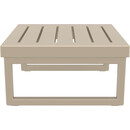 MYKONOS ΤΡΑΠΕΖΙ TAUPE 65X65X33εκ. ΠΟΛ/ΝΙΟΥ