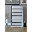 Ντουλάπι ArteLibre Με 6 Θέσεις BANDELE Λευκό Πλαστικό/Μοριοσανίδα 88x45.5x30cm