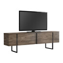 Έπιπλο Τηλεόρασης Luxe Megapap Χρώμα Καρυδί 180x30x50εκ.