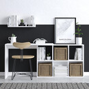 Γραφείο Εργασίας Blake Megapap Χρώμα Λευκό 145x45x74εκ. Γραφείο Εργασίας Blake Megapap Χρώμα Λευκό 145x45x74εκ.