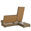 Καναπές Κρεβάτι Γωνιακός ArteLibre NILES Αναστρέψιμος Μπεζ 190x147x84cm