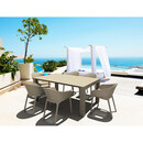 Σετ Τραπεζαρίας 7τμχ Vegas Sky Pro Taupe 100X180/220Χ75εκ. Σετ Τραπεζαρίας 7τμχ Vegas Sky Pro Taupe 100X180/220Χ75εκ.