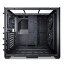 Lian Li O11 AIR MINI Black PC Case ATX / M-ATX with 3 standard Fans (front 120mmx2, rear 120mmx1) Me