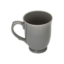 Estia Κουπα του Καφε Athénée Πορσελανινη Αναγλυφη 340ml Grey