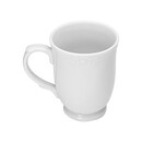 Estia Κουπα του Καφε Athénée Πορσελανινη Αναγλυφη 340ml White
