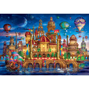 Clementoni Παζλ High Quality Collection Downtown 1000 τμχ - Compact Box