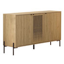 Μπουφές Naive Megapap Χρώμα Sapphire oak 126x40x80εκ.