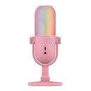 Razer SEIREN V3 CHROMA - QUARTZ - RGB USB Condenser Microphone - Gain Limiter - Build-in Shock Absor